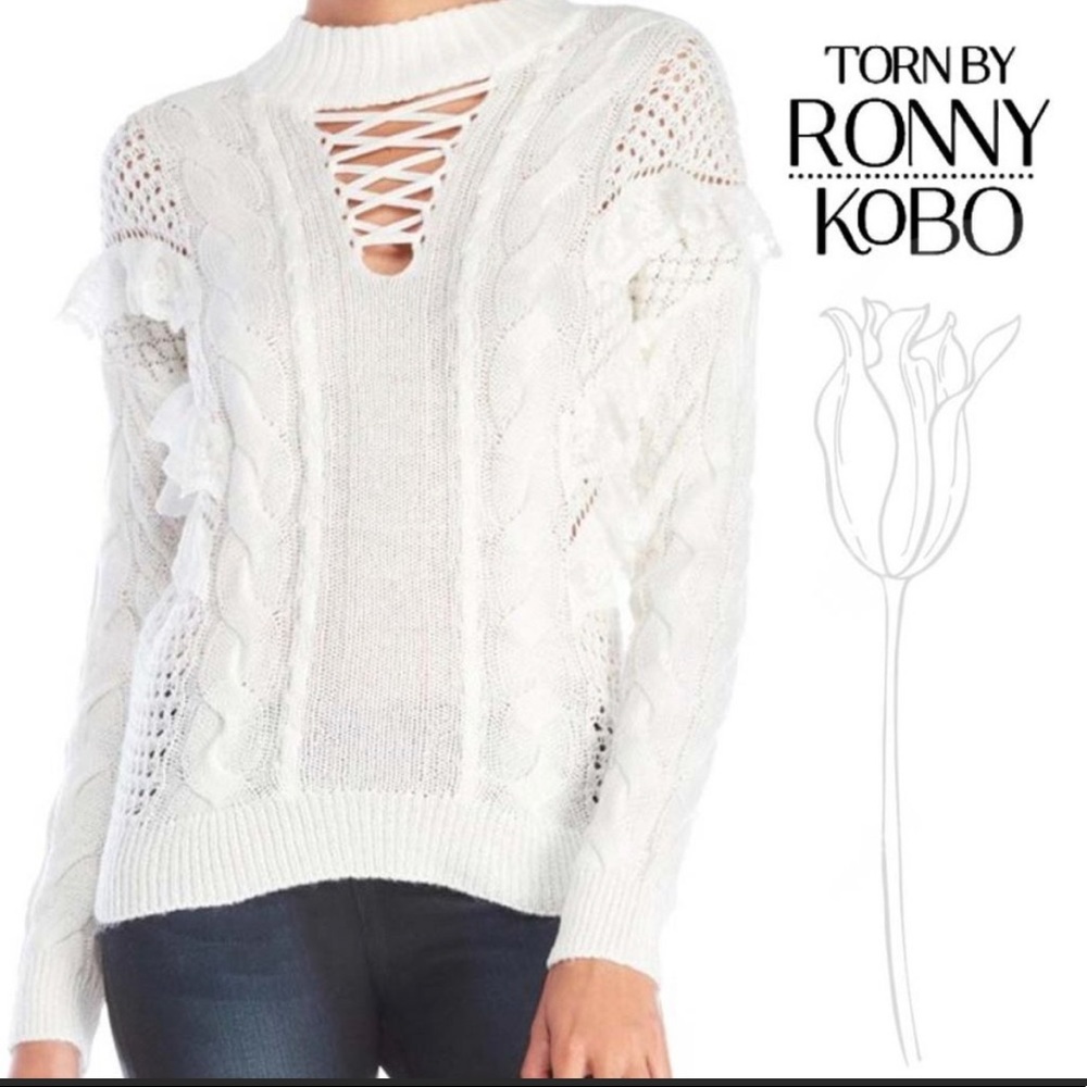 NWT Ronny Kobo Sweater Size Small